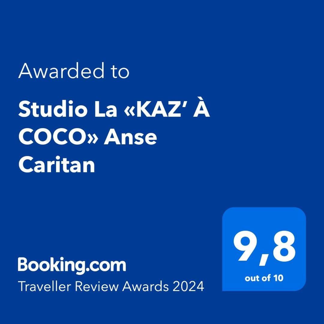 Studio La «Kaz' A Coco» Anse Caritan Sainte-Anne Zewnętrze zdjęcie